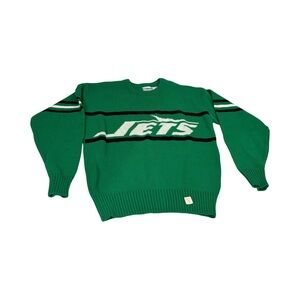 Cliff Engle NFL Jets Sweater Vintage Slim Fit Size Medium New With Tags 1980’s